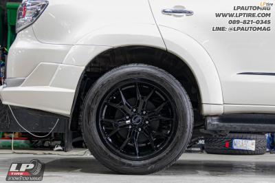 รถ - TOYOTA FORTUNER ล้อแม็ก - COSMIS ALPHA T6 ดำเงา สเปค - 20x9.5 ET0 6x139.7