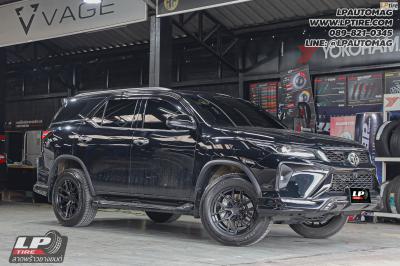 รถ - TOYOTA FORTUNER ล้อแม็ก - VAGE VF013 SUV FlowForming BLACK FLAT สเปค - 18x9 ET15 6x139.7