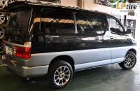 Toyota Granvia + ล้อแม็ก SSW Granite (S151) 17นิ้ว สีดำหน้าเงา + ยาง Yokohama V551 225/55R17