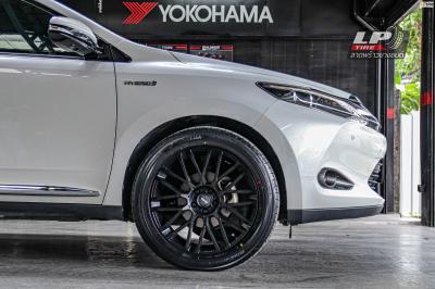 รถ -TOYOTA HARRIER ล้อแม็ก - MOMO H486T REVENGE ดำด้าน ขอบ - 20x8.5 ET38 5x114.3 ยาง - YOKOHAMA AE61 เบอร์ - 235/55-20