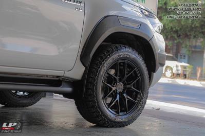 รถ - TOYOTA REVO ล้อแม็ก - VAGE VF04 SUV BLACK สเปค -18x9 ET15 6x139.7 ยาง - YOKOHAMA G015 เบอร์ - 265/60-18