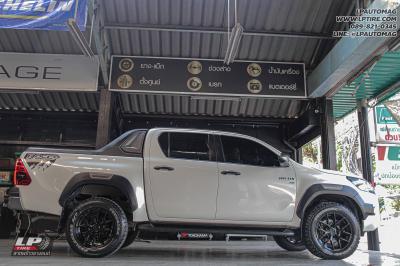 รถ - TOYOTA REVO ล้อแม็ก - VAGE VF04 SUV BLACK สเปค -18x9 ET15 6x139.7 ยาง - YOKOHAMA G015 เบอร์ - 265/60-18