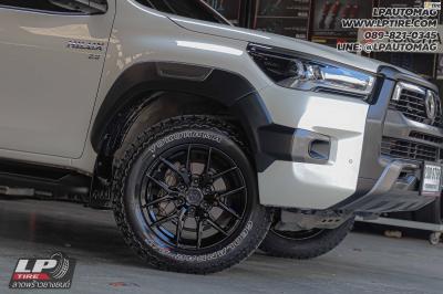 รถ - TOYOTA REVO ล้อแม็ก - VAGE VF04 SUV BLACK สเปค -18x9 ET15 6x139.7 ยาง - YOKOHAMA G015 เบอร์ - 265/60-18