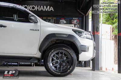 รถ - TOYOTA REVO ล้อแม็ก - VAGE VF013 SUV V-DARK สเปค - 18x9 ET15 6x139.7 ยาง - DUNLOP
เบอร์ - 265/60R18