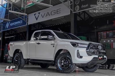 รถ - TOYOTA REVO ล้อแม็ก - OASIS TORNADO ดำมิงริ่งเงิน สเปค - 16x8.5 ET0 6x139.7 ยาง - BF-GOODRICH All-Terrain K02 T/A เบอร์ - 265/70-16