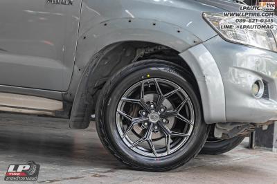 รถ - TOYOTA VIGO ล้อแม็ก - VAGE VFX01 SUV FlowForming V-DARK สเปค - 18x9 ET15 6x139.7
ยาง - YOKOHAMA Alliance 040SP AL40 เบอร์ - 255/55-18
