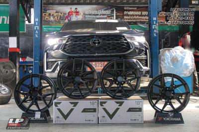 รถ - TOYOTA INNOVA ล้อแม็ก - VAGE VF04 Alumite Black สเปค - 18x8.5 ET35 5x112-5x114.3 ยาง - DUNLOP SP SPORT MAXX050 เบอร์ - 225/50R18