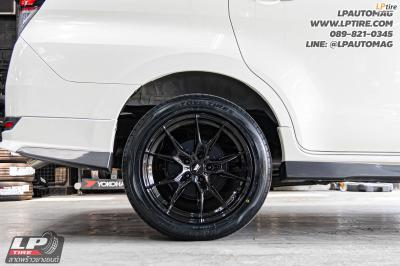 รถ - TOYOTA INNOVA&nbsp;ล้อแม็ก - W2 Wheels WFF-F FlowForming Crystal Black สเปค- 18x8.5 ET35 5x114.3-5x112&nbsp;ยาง- TOYO TIRES PROXES CR1 เบอร์- 235/50R18