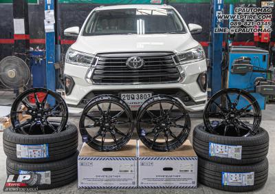 รถ - TOYOTA INNOVA ล้อแม็ก - W2 Wheels WFF-F FlowForming Crystal Black สเปค- 18x8.5 ET35 5x114.3-5x112 ยาง- TOYO TIRES PROXES CR1 เบอร์- 235/50R18