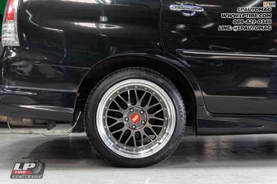 รถ - TOYOTA INNOVA ล้อแม็ก - APEX KS014 BBS LM HB ขอบเงา สเปค - 18x8 ET35 5x112-5x114.3