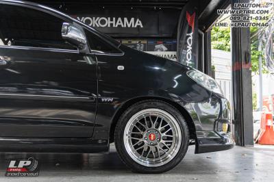 รถ - TOYOTA INNOVA ล้อแม็ก - APEX KS014 BBS LM HB ขอบเงา สเปค - 18x8 ET35 5x112-5x114.3