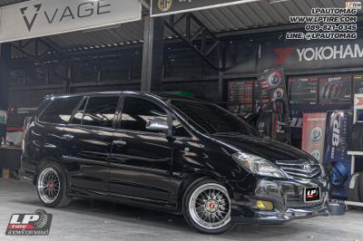 รถ - TOYOTA INNOVA ล้อแม็ก - APEX KS014 BBS LM HB ขอบเงา สเปค - 18x8 ET35 5x112-5x114.3
