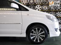 Toyota Innova + ล้อแม็ก Lenso Granzo 17นิ้ว สีดำหน้าเงา + ยาง DUNLOP LM703 215/55-17