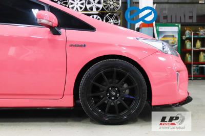 TOYOTA PRIUS เสริมสวยจักล้อแม็ก YHI ENKEI SC22 18x8 ET40 5x100-5x114.3 ดำด้าน  พร้อมยาง MICHELIN Primacy 4ST 215/45-18 สวยลงตัว