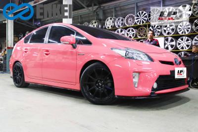 TOYOTA PRIUS เสริมสวยจักล้อแม็ก YHI ENKEI SC22 18x8 ET40 5x100-5x114.3 ดำด้าน  พร้อมยาง MICHELIN Primacy 4ST 215/45-18 สวยลงตัว