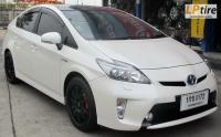 Toyota Prius + ล้อแม็ก CE 28 18นิ้ว สีดำด้าน + ยาง DURUN A-1 225/40-18