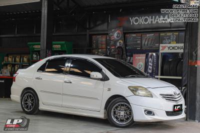 รถ - TOYOTA VIOS ล้อแม็ก - LENSO Jager J1B HB สเปค - 15x7 ET35 4x100 ยาง - MICHELIN Pilot Sport3 เบอร์ - 195/55-15