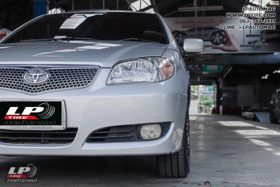 รถ -TOYOTA VIOS ล้อแม็ก - EmotionR RSR (RS05RR) Dark Gun สเปค - 15x7 ET35 4x100 ยาง - YOKOHAMA A-DRIVE AA01 เบอร์ - 195/55-15