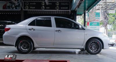 รถ -TOYOTA VIOS ล้อแม็ก - EmotionR RSR (RS05RR) Dark Gun สเปค - 15x7 ET35 4x100 ยาง - YOKOHAMA A-DRIVE AA01 เบอร์ - 195/55-15