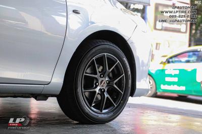 รถ - TOYOTA VIOS ล้อแม็ก - LENSO JAGER DYNA สเปค - 15x6.5 ET38 4x100 รัดยาง - ALLIANCE AL30 030Ex เบอร์- 195/55-15