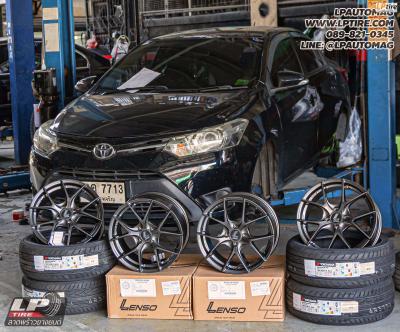 รถ - TOYOTA VIOS ล้อแม็ก - LENSO Jager Dyna HD สเปค - 16x7 ET35 4x100 ยาง - YOKOHAMA V701
เบอร์ -195/50-16