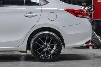 รถ -TOYOTA VIOS ล้อแม็ก - TORQ TAR ดำด้านหน้าชา ขอบ - 15x7 ET35 4x100 ยางเดิม - LENSO D-1CS
เบอร์ -195/55-15