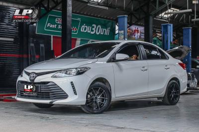 รถ -TOYOTA VIOS ล้อแม็ก - TORQ TAR ดำด้านหน้าชา ขอบ - 15x7 ET35 4x100 ยางเดิม - LENSO D-1CS
เบอร์ -195/55-15