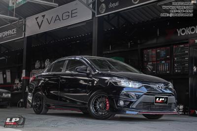 รถ - TOYOTA VIOS ล้อแม็ก -NK Performance NK30 (RE30) FlowformingDGM สเปค - 16x7 ET35 4x100
ยาง - LENSO D-1CS เบอร์ -195/50-16 น็อตล้อ 7 เหลี่ยม 12x1.5 (ดำ) ฝาครอบ BREMBO สีแดง