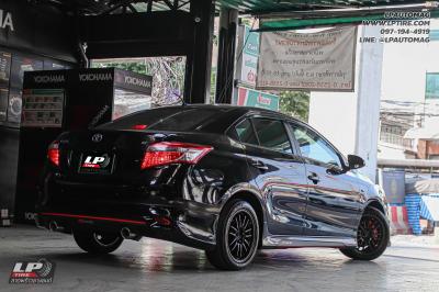 รถ - TOYOTA VIOS ล้อแม็ก -NK Performance NK30 (RE30) FlowformingDGM สเปค - 16x7 ET35 4x100
ยาง - LENSO D-1CS เบอร์ -195/50-16 น็อตล้อ 7 เหลี่ยม 12x1.5 (ดำ) ฝาครอบ BREMBO สีแดง