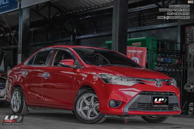 รถ - TOYOTA VIOS ล้อแม็ก - LENSO JAGER HUNTER HS ขอบเงา สเปค -16x8 ET30 4x100-4x114.3 ยาง - LENSO D-1CS เบอร์ - 195/50-16