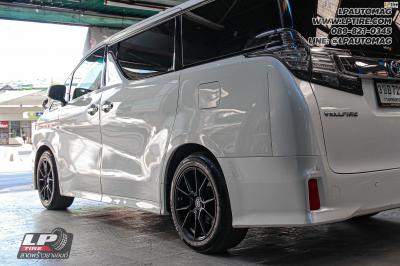 รถ -TOYOTA VELLFIRE ล้อแม็ก - ENKEI SC51 ดำด้าน สเปค - 18x8.5 ET40 5x114.3 ยางเดิม