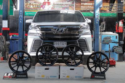 รถ -TOYOTA VELLFIRE ล้อแม็ก - ENKEI SC51 ดำด้าน สเปค - 18x8.5 ET40 5x114.3 ยางเดิม