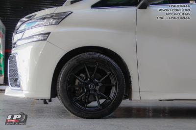 รถ -TOYOTA VELLFIRE ล้อแม็ก - ENKEI SC51 ดำด้าน สเปค - 18x8.5 ET40 5x114.3 ยางเดิม