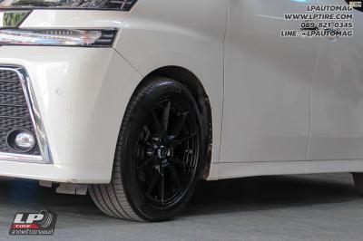 รถ -TOYOTA VELLFIRE ล้อแม็ก - ENKEI SC51 ดำด้าน สเปค - 18x8.5 ET40 5x114.3 ยางเดิม