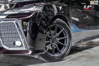 รถ - TOYOTA VELLFIRE ล้อแม็ก - VAGE VF01 (TMF-085) ดำด้าน ขอบ - 18x8.5 ET35 5x112-5x114.3
ยางเดิม -TOYO TRANPATH Lu II เบอร์ - 235/50-18