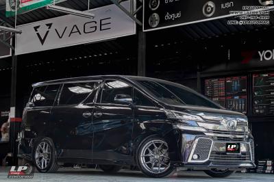 รถ - TOYOTA VELLFIRE ล้อแม็ก - VAGE VF04 SILVER TITANIUM/BRUSH สเปค -19x8.5 ET35 5x112-5x114.3 ยาง - MICHELIN PRIMACY 4 ST เบอร์ - 245/45-19