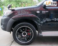 Toyota Vigo Prerunner + ล้อแม็ก Lenso RT7 20นิ้ว สีดำขอบเงา + ยาง FALKEN TZ04 265/50-20