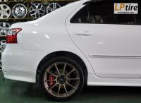 Toyota Vios + ล้อแม็ก Lenso Project-D Spec B (PDB) 17นิ้ว สีCopper + ยาง FIRENZA ST08 205/45R17