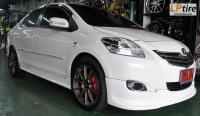 Toyota Vios + ล้อแม็ก Lenso Project-D Spec B (PDB) 17นิ้ว สีCopper + ยาง FIRENZA ST08 205/45R17