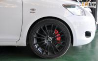 Toyota Vios + ล้อแม็ก Lenso A05 17นิ้ว สีดำด้าน + ยาง FIRENZA ST05A 205/45R17