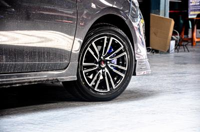 Toyota Vios + ล้อแม็กใหม่ APP SMR TORQ 15นิ้ว สีดำหน้าเงา + ยาง ALLIANCE 030Ex 195/55-15