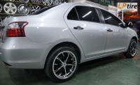 Toyota Vios + ล้อแม็ก Schwert SC-4 17นิ้ว สีดำหน้าเงา + ยาง Neuton NT5000 205/45R17