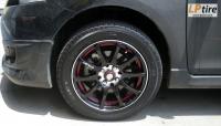 Toyota Vios + ล้อแม็ก Katana GTR-Sport 355 15นิ้ว + ยาง FALKEN ZE522 195/55-15