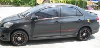 Toyota Vios + ล้อแม็ก Katana GTR-Sport 355 15นิ้ว + ยาง FALKEN ZE522 195/55-15