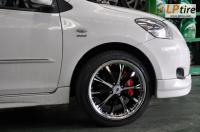 Toyota Vios + ล้อแม็ก Schwert SC-4 17นิ้ว สีดำหน้าเงา + ยาง Neuton NT5000 205/45R17