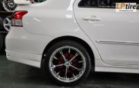 Toyota Vios + ล้อแม็ก Schwert SC-4 17นิ้ว สีดำหน้าเงา + ยาง Neuton NT5000 205/45R17