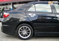 Toyota Vios + ล้อแม็ก SSW Varianza (S095) 15นิ้ว สีดำหน้าเงา + ยาง FALKEN ZE522 195/55-15