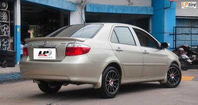 TOYOTA VIOS มาจัดล้อโปรโมชั่นขนาด 15'
APEX ZX131 15x7 4H100 ดำหน้าเงา
พร้อมยาง 195/55R15 DUNLOP LM704