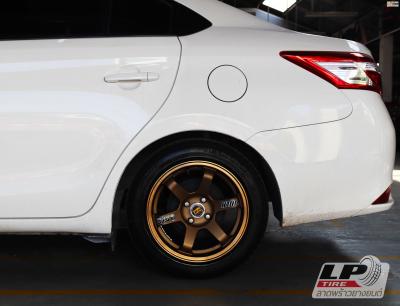 #TOYOTA#VIOS เสริมหล่อจัดล้อแม็ก #MGW MF-6003 TE37 15x7 ET30 4x100 #Copper ใส่ยางเดิมสวยลงตัวแบบหล่อเลย เดินทางปลอดภัยนะครับ ขอบคุณ