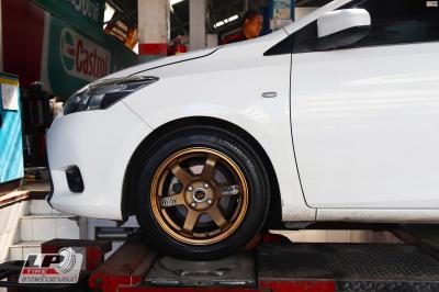 #TOYOTA#VIOS เสริมหล่อจัดล้อแม็ก #MGW MF-6003 TE37 15x7 ET30 4x100 #Copper ใส่ยางเดิมสวยลงตัวแบบหล่อเลย เดินทางปลอดภัยนะครับ ขอบคุณ